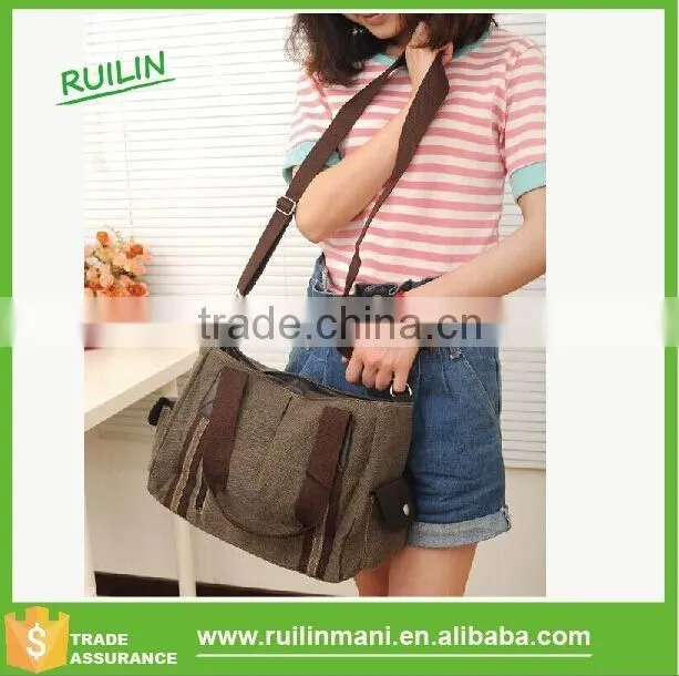 Blank brown canvas wholesale fashion handbag uk