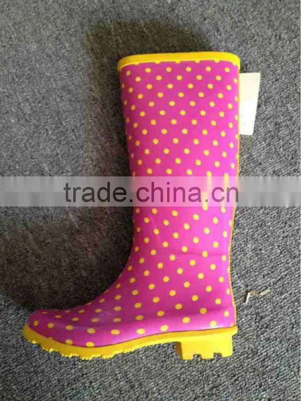 wave point printing women fashion cute shoes boots wholesale
