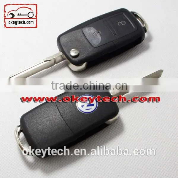 Okeytech vw car key VW 2 buttons remote key cover for vw key cover
