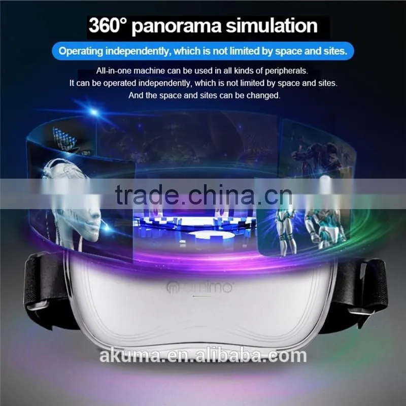 New Arrival All In One Vr 3d ABS Plastic Vr Glasses For Custom Branded type vr glasses 3d len