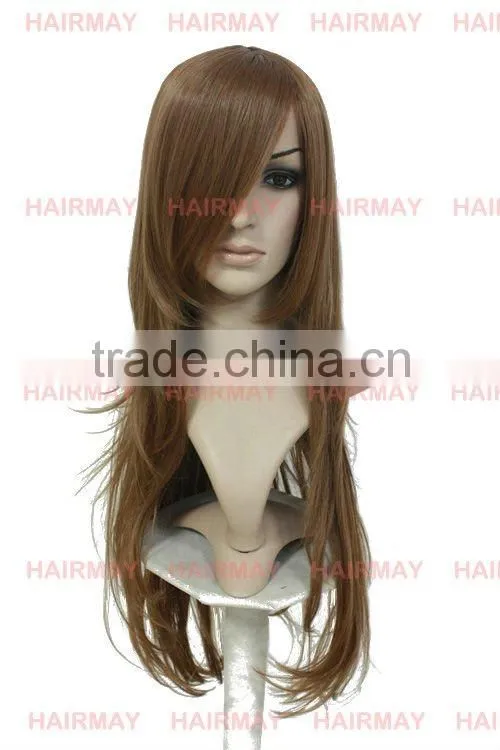 Heat Resistant fiber Long fashion wig hot sale