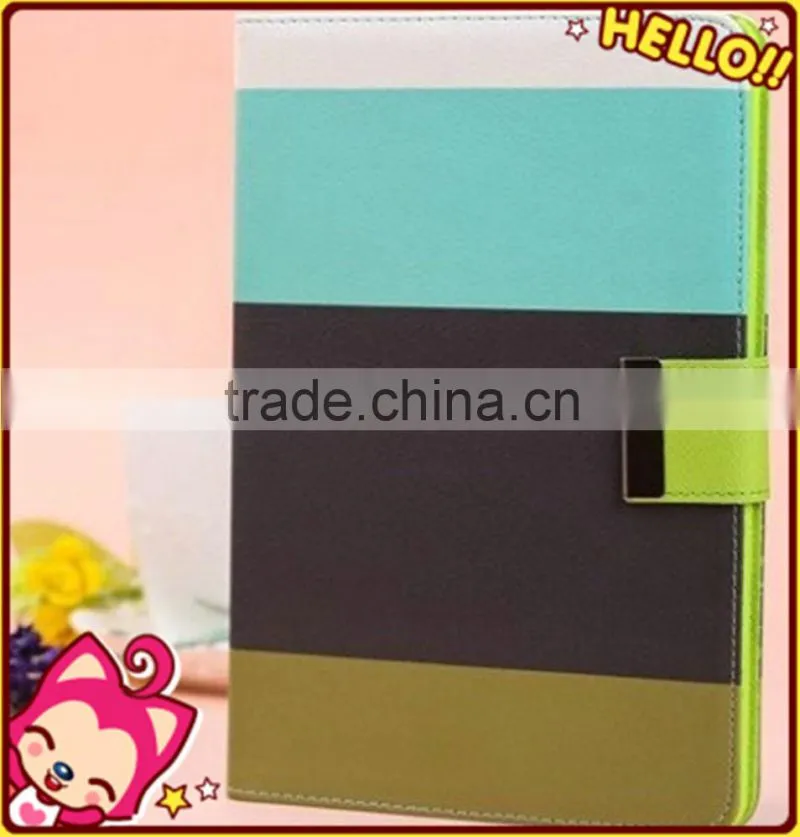 Rainbow Colorful Wallet Leather Case Cover for iPad mini