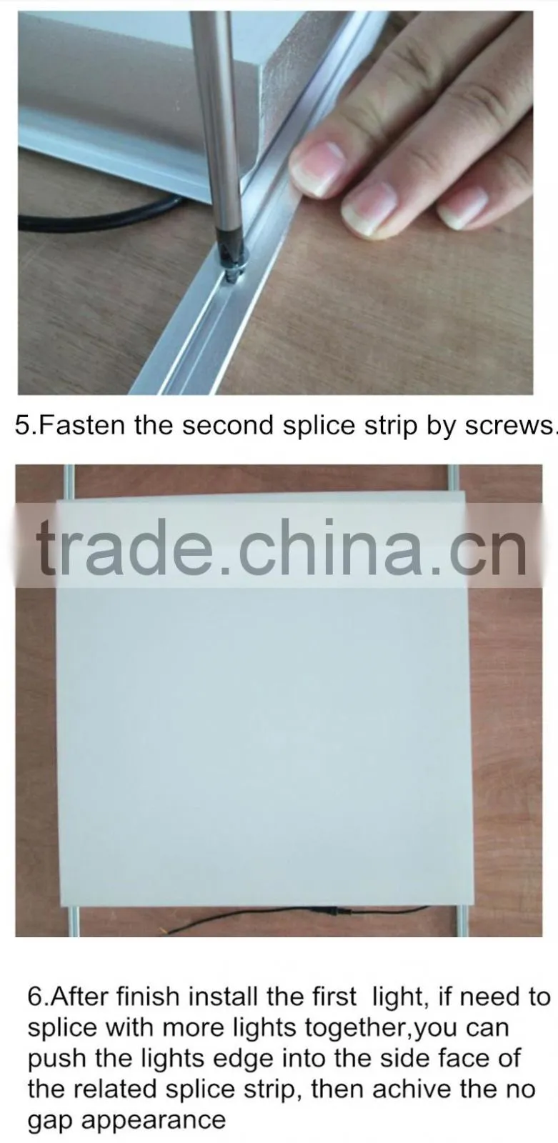 Easy joint SMD3528 light source 36W2'x2' frameless sky panel from factory directly