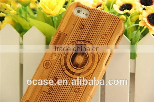 Wood cd design case for iphone 6s case with custom printed phone case.