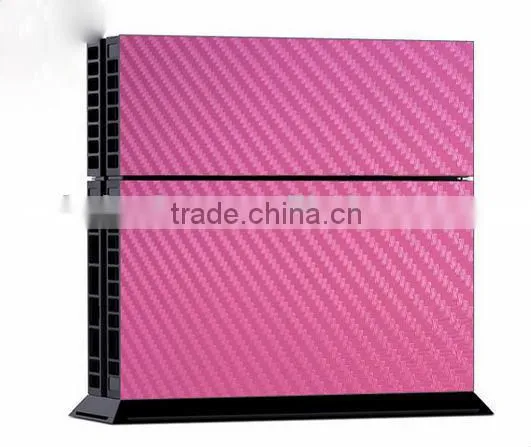 carbon fiber skin sticker for video games ps4 console and controller