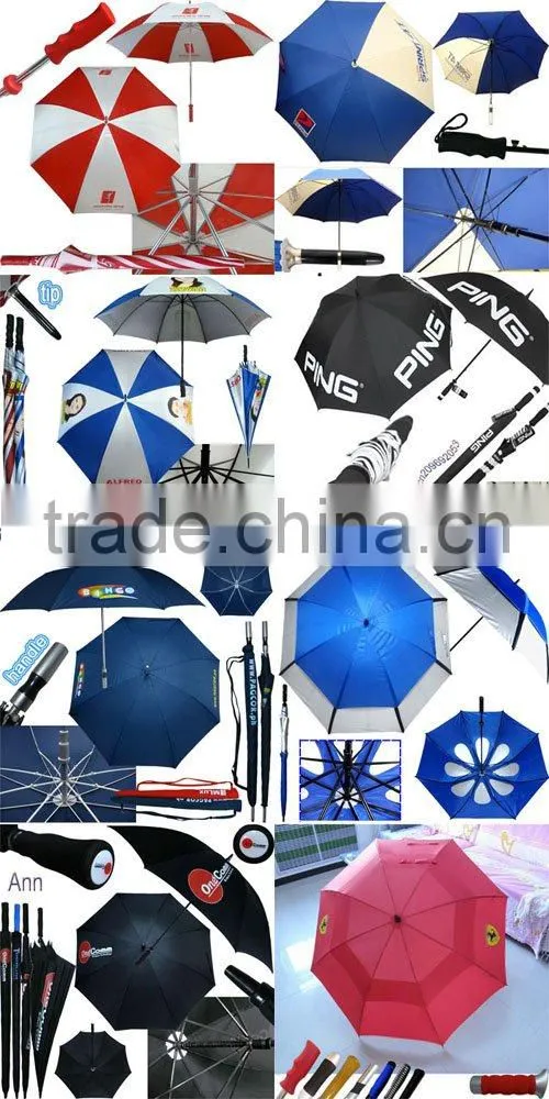 28inch cheap solid strong windproof golf wholesale umbrella