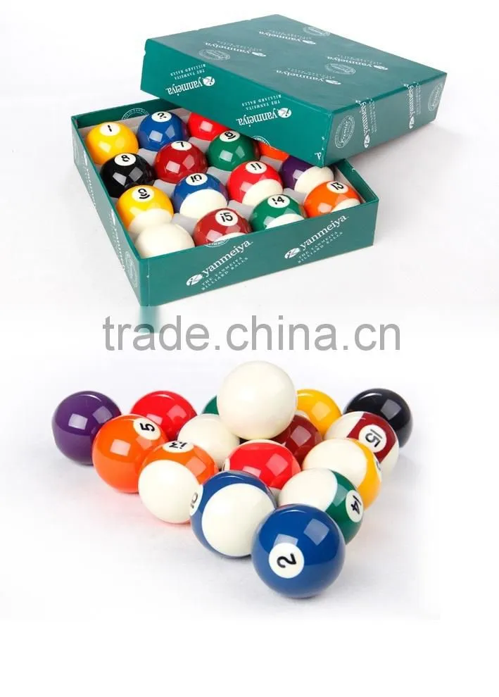 57.2mm Professional standard Crystal Pool ball/ High quality resin/ Factory promotion