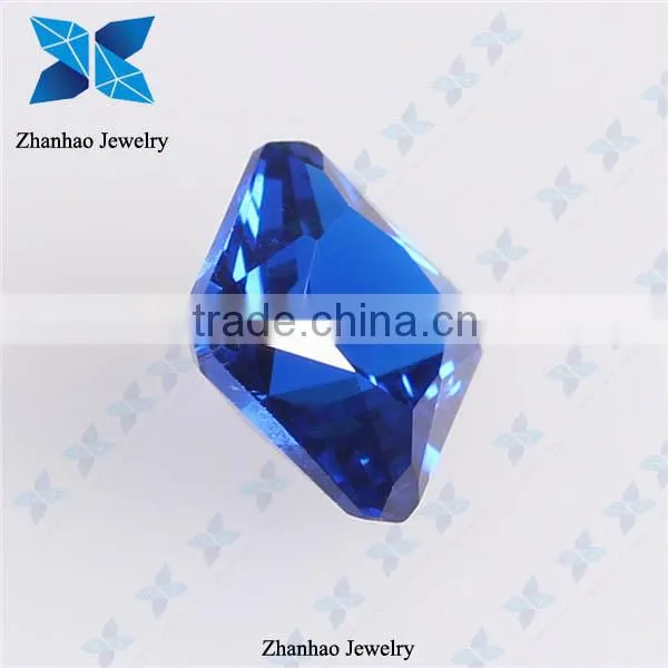 Natural star dark blue sapphire gemstones for jewelry
