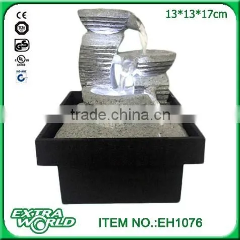 indoor bamboo style mini fountain battery operated