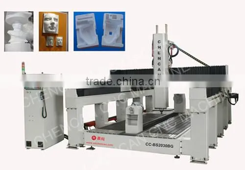 Chencan 5Axis CNC Foam MillingMachine 3D CNC Foam Cutting Machine with Big Rotary