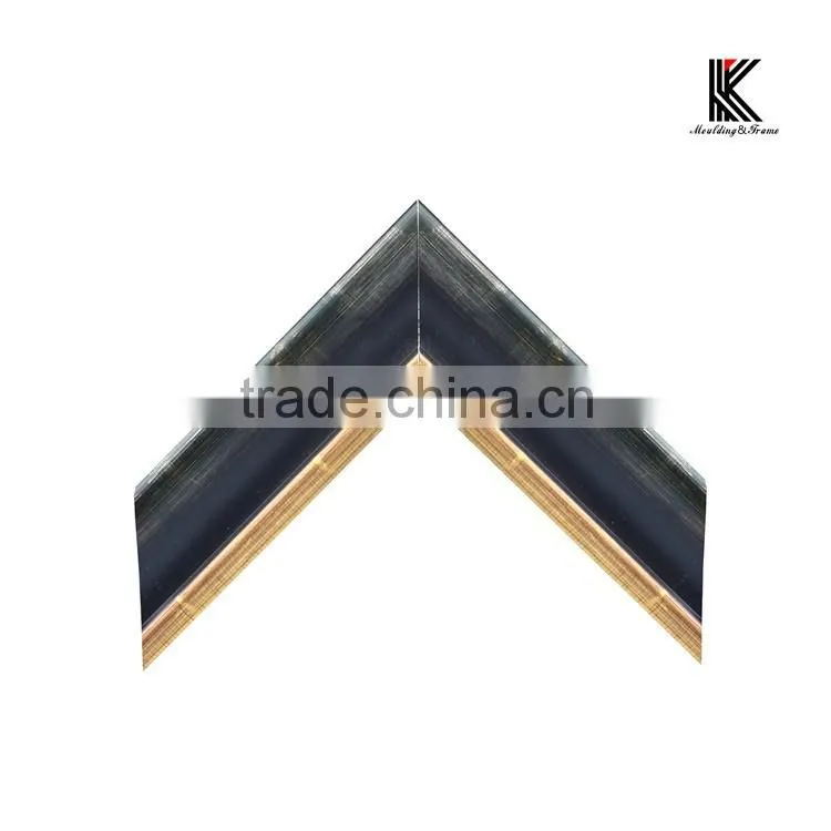 Black modern frame moulding