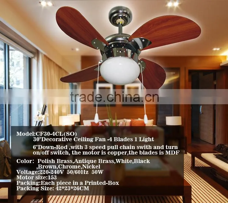 China CE Certification Modern Ceiling Fan
