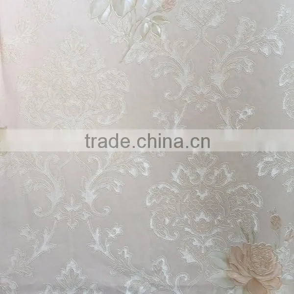 High quality beautiful flower thick vinyl wallpaper for sale