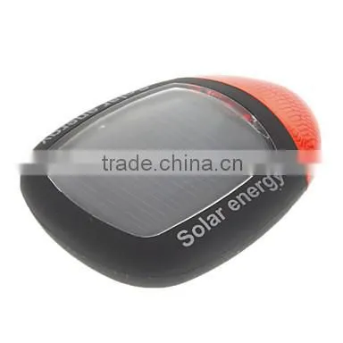 clip led solar energy flashlight