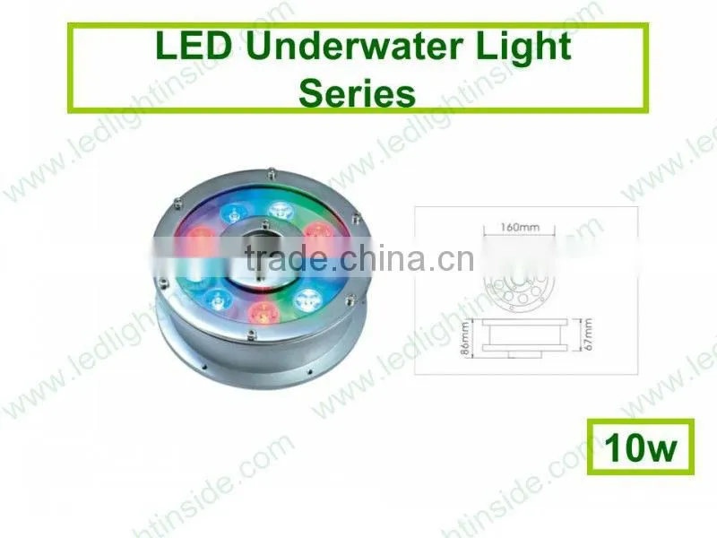IP68 swimming led pool light 9w