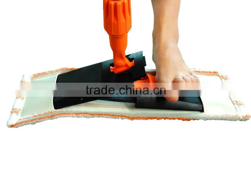new design aluminum mop handle floor cleaning microfiber flat mop