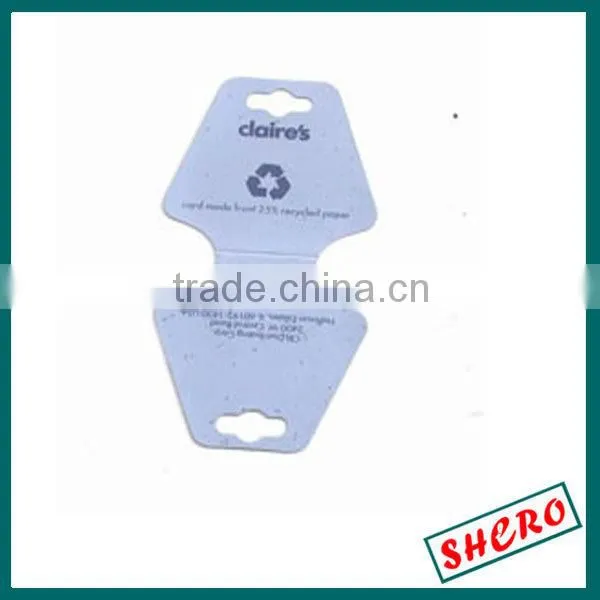 Customized Paper Display Jewelry Card For Headband