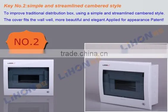 Luxurious series surface & flush mount auto open ftth power distribution box