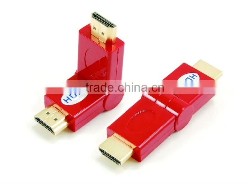 HDMI male to male adapter rotating 180 degree