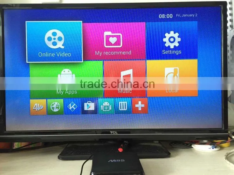2016 Factory ! M8S Amlogic S805 Android 4.4 Quad Core S805 1GB/8GB KODI 16.1 android TV BOX MXV MXV+ MXV plus S905 RK3229