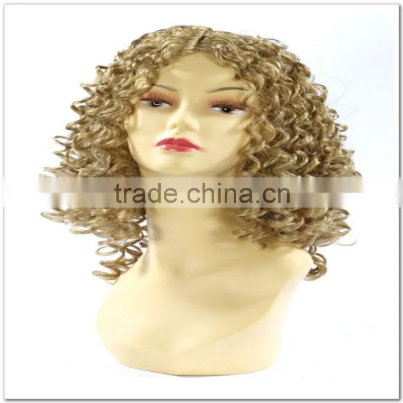Curly blonde wigs for party