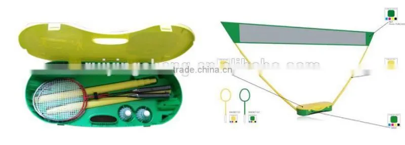 Portable Badminton Racket set