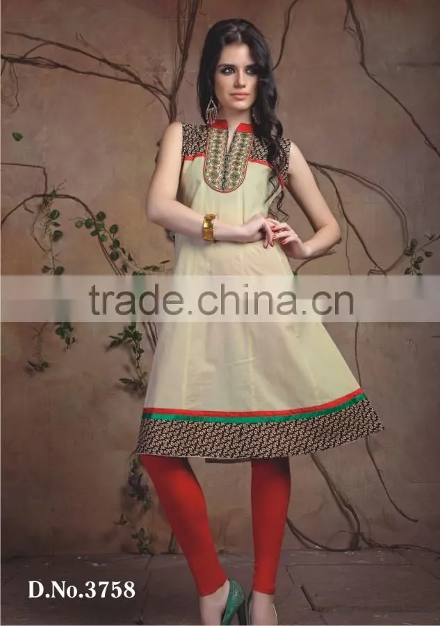 Pure Cotton Lahariya Style Printed Kurti