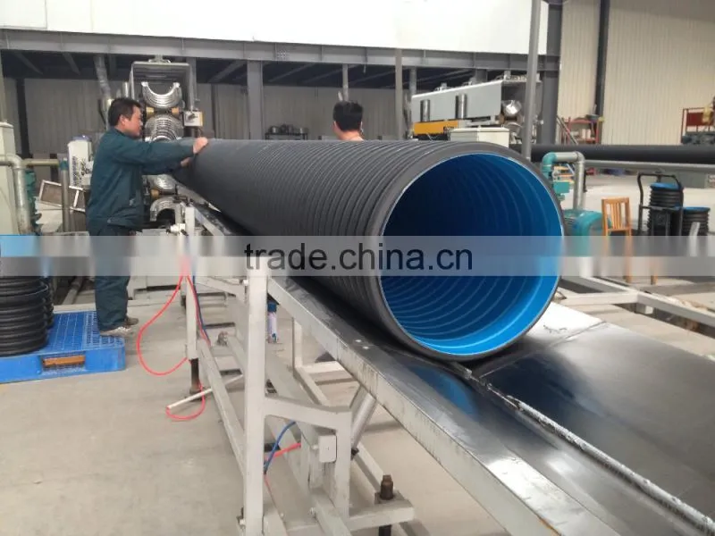 Factory price underground plastic corrugated pipe for drainage