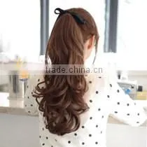 2014 long wavy ponytail wig