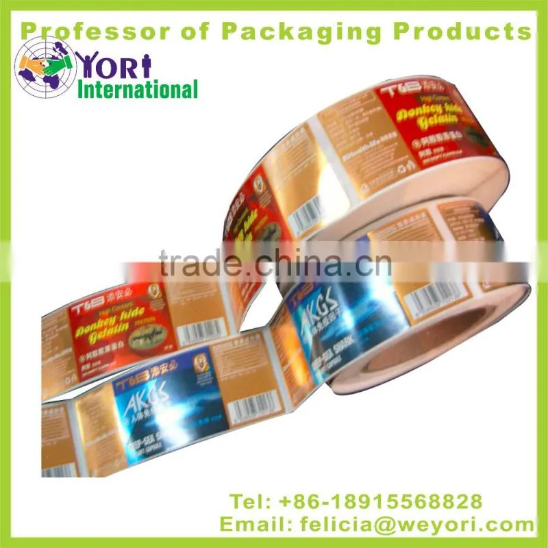 YORI high quality printing custom barcode printing roll label