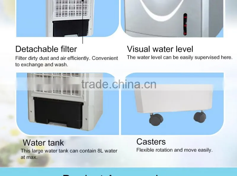 Portable Cooling Home Air Conditioner Fan With Timer