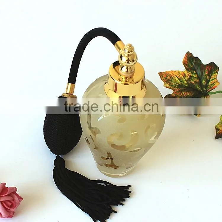 Handmade high-grade glass airbag spray perfume bottle wholesale repeatable use luxury empty bottle