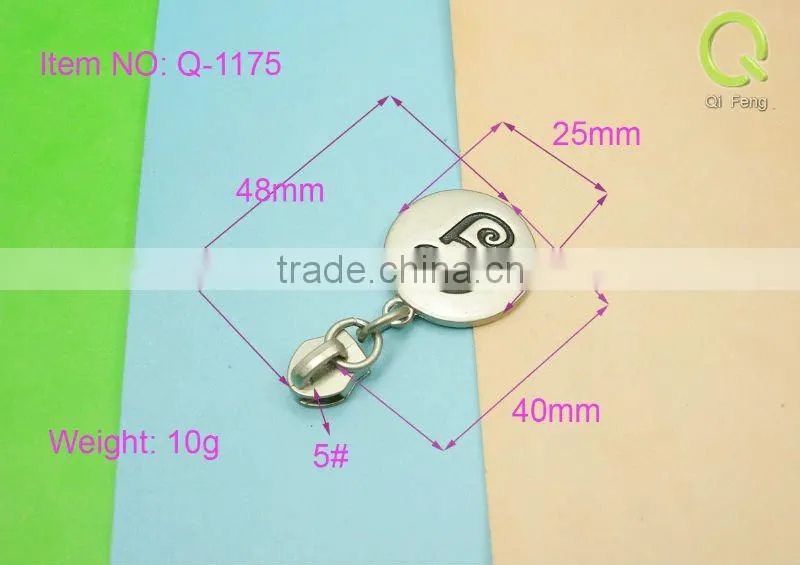 new fashion metal zipper slider -1175