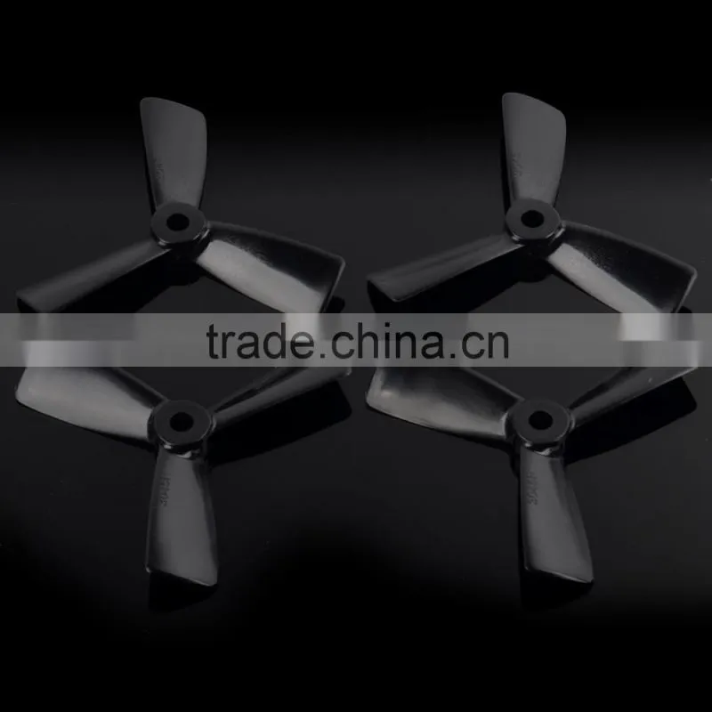 colorful 3045 CW CCW 3x4.5 inch small plastic 3 blade propeller blades for FPV racing drones