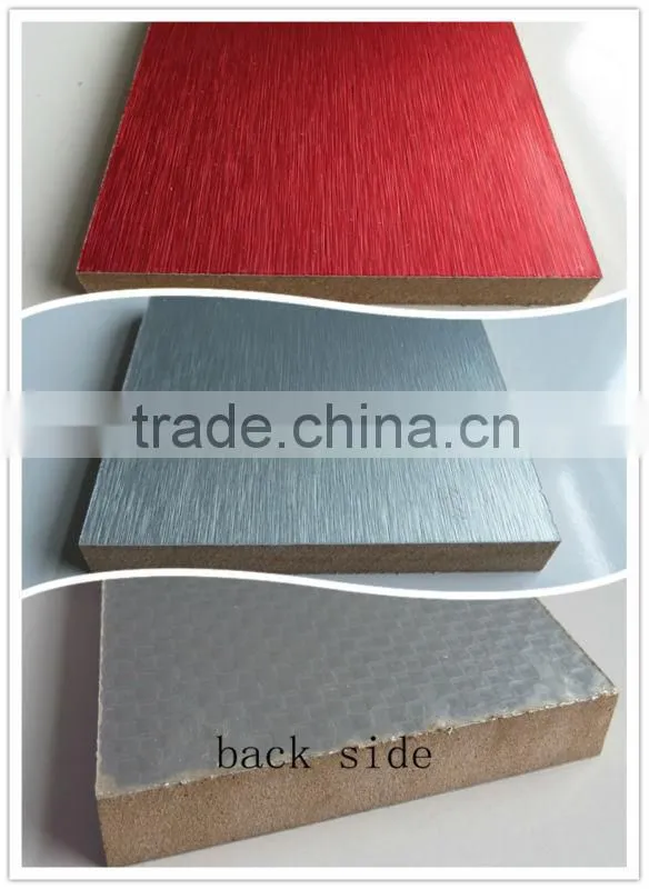 UV coated aluminum faced MDF for decoration or cabinet door