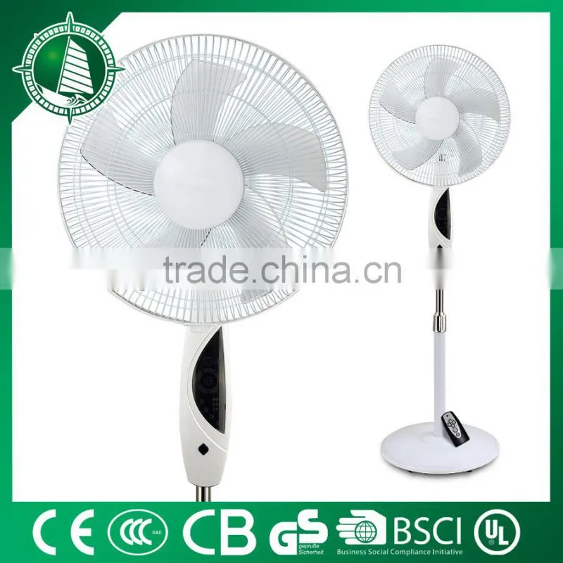 2016 new ABS material air cooling stand fan for home use with RC made in china