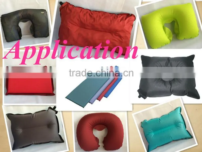 Inflating Pillow Fabric TPU Laminated Soft Elastic fabric