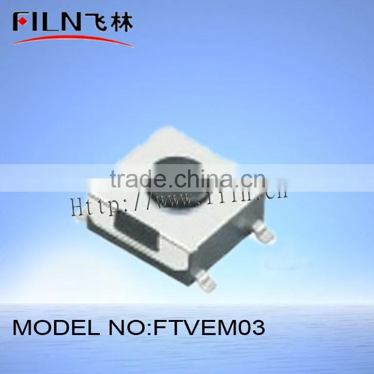 FTVEM03 4pin 6.2x6.5mm smd bathroom touch switch