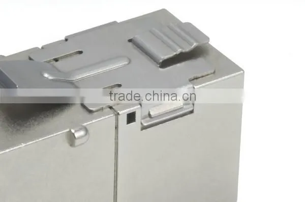 Taiwan Supplier RJ45 Cat6 180 Degree Shielded STP Straight Keystone Coupler