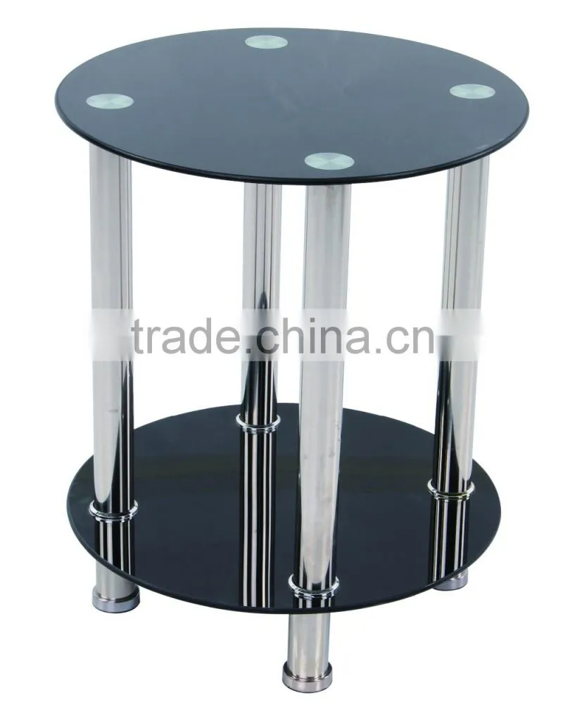 African coffee table simple design glass coffee table JY-12E