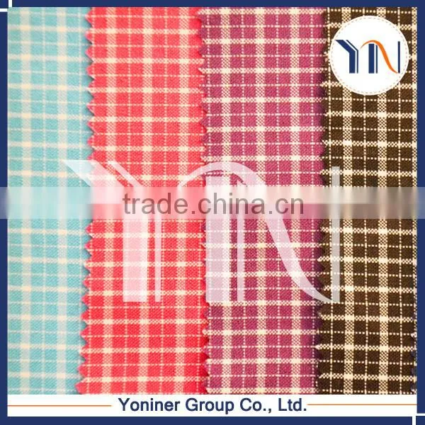 cheap minimatt check checks curtain checks yarn blackout fabric for balcony