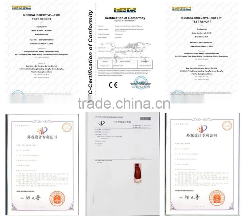 LM-S650B Hottest lipo cavitation cool tech fat freezing machine / cool tech fat freezing machine CE