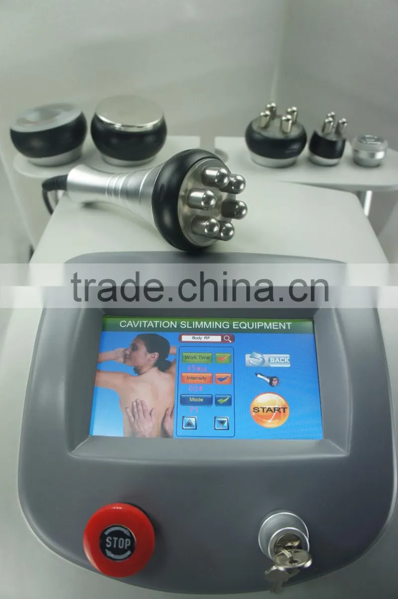 Hot Sales soared 6 in 1 ultrasonic vacuum cavitation vacuum rf slimming beauty equipment