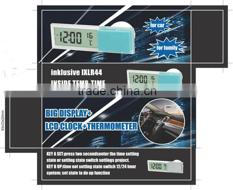 mini led car digital clock