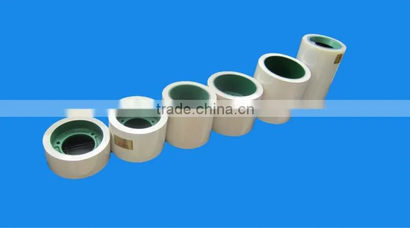 14"rice hull rubber roll, rice mill, iron drum