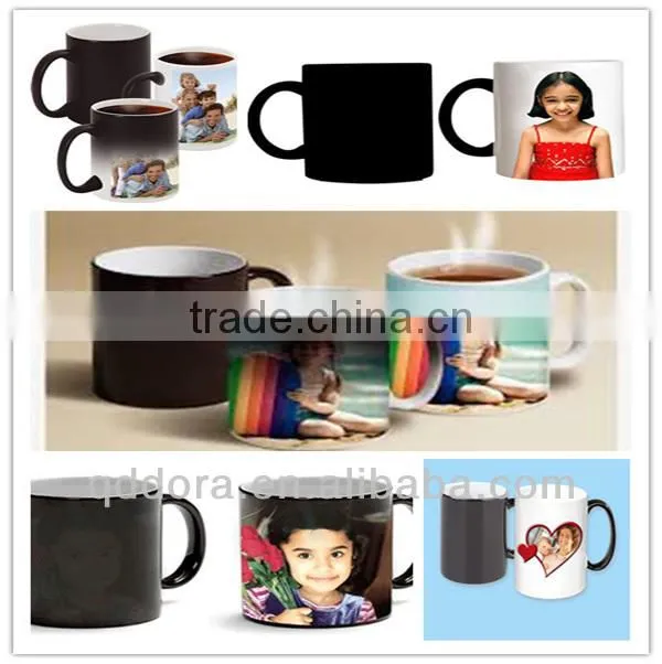 Hot water photo change mug