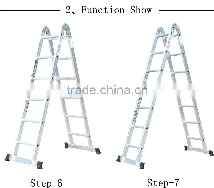 RD aluminum folding climbing rope metal bunk beds ladder