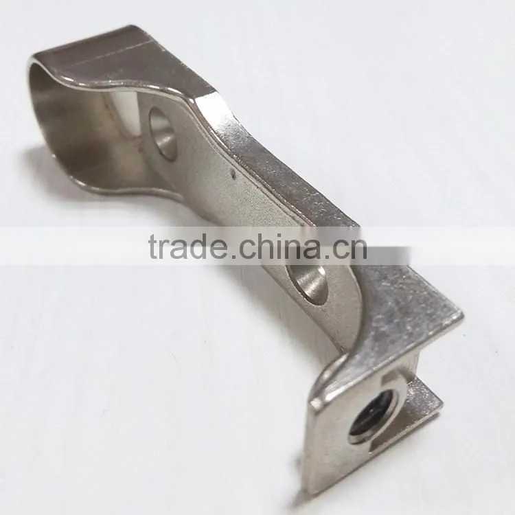 Furniture Hardware Oval Wardrobe Rail End Holder Supports Bracket