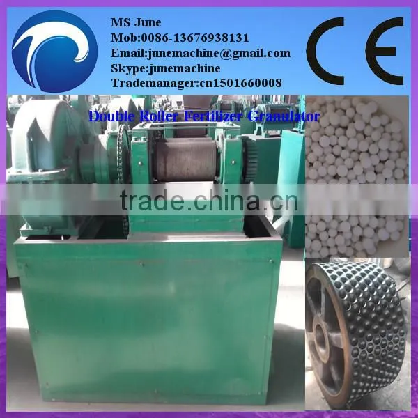 double roller organic fertilizer granulation with competitive price skype:junemachine