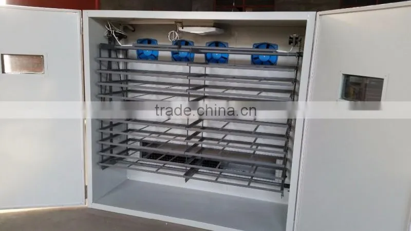 China 2016 automatic circulation wind hatching machine/3520 eggs incubator /new design of type incubator
